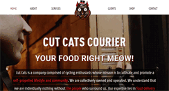 Desktop Screenshot of cutcatscourier.com